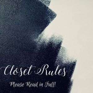 Please Read Before Shopping My Closet
